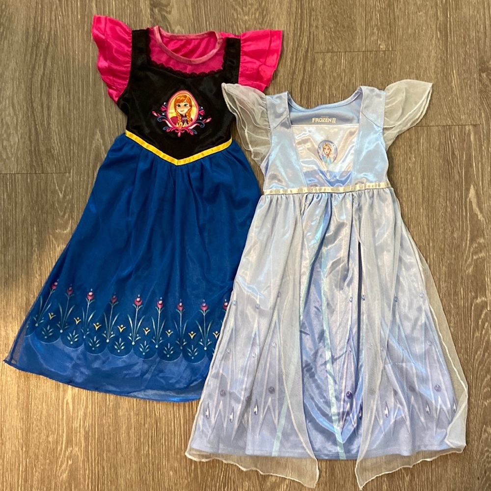 4T Frozen Princess Nightgowns